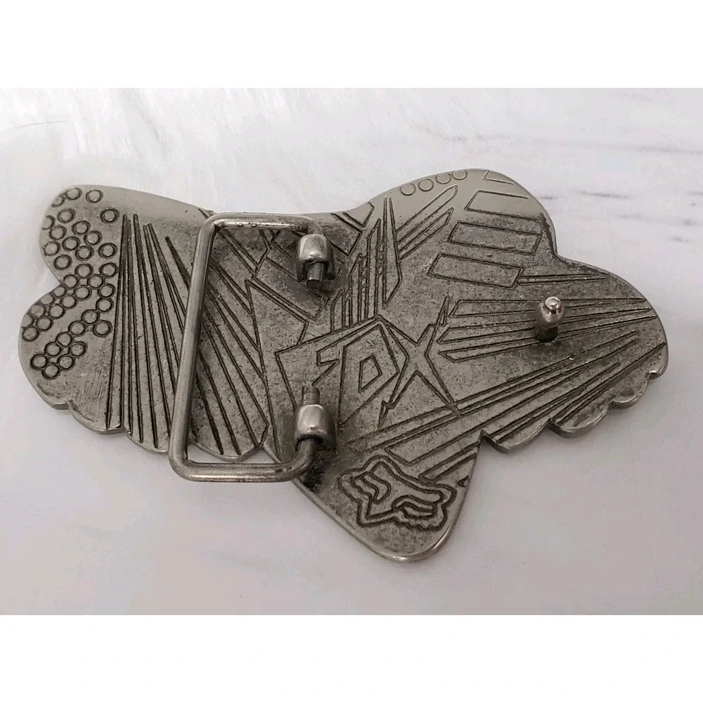 Fox Racing Logo Metal Belt Buckle Motocross Racing Emblem